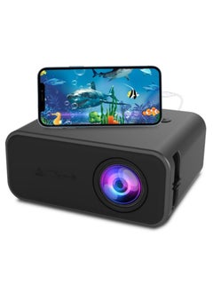 Buy Home HD 1080P LED Portable Mini Video Projector Black in Saudi Arabia