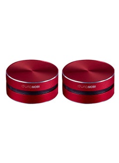 Buy 2 Packs Wirelessly BT Speaker Bone Conduction Speakers Mini Portable Loud Stereo Sound Built-in Mic Sound Box Red in Saudi Arabia