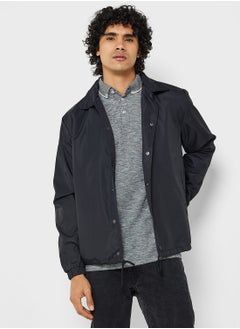 Buy Mens Light Weight Coach Jacket In Black in Saudi Arabia