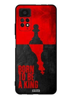 اشتري Protective Case Cover For Xiaomi Redmi Note 11 Pro 5G Born To Be A King في السعودية