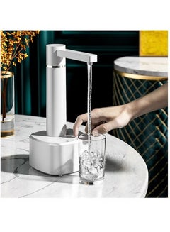 Buy Multifunctional 2 in 1 Portable USB Charging Automatic Desktop Water Dispenser and Bottle Pump with 6 Levels Speed in UAE