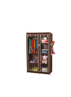 Buy Storage Wardrobe - 2 Door, Brown in Egypt
