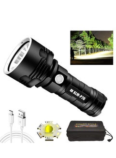 30000-100000 Lumen High Power LED Waterproof Flashlight Lamp Ultra