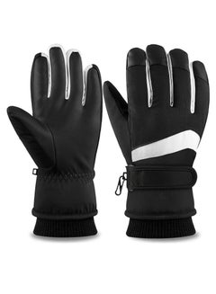 Buy Snow Ski Gloves Waterproof, Ski Gloves Women -30°F Waterproof Winter Gloves Touchscreen Snow Gloves Women Men Warm Windproof Snowboard Gloves for Cold Weather (L) in Saudi Arabia