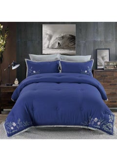 Buy DREAM BELL 6 PC EMBROIDERY COTTON COMFY COMFORTER SET WITH FIBER FILLING 11 in UAE