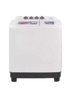 Buy General Supreme semi automatic twin tub washing machine 10 kg white top loading in Saudi Arabia