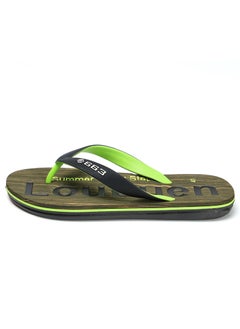 اشتري New Mens Beach Flip-Flops Summer Anti-Slip PVC SandalsArmy Green Army Green في السعودية