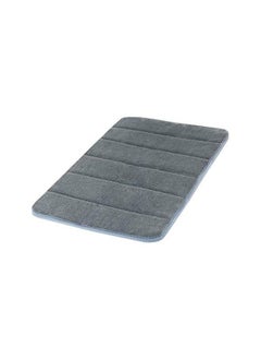 Buy Foam Soft, Comfortable, Non-Slip, Super Water Absorption Bath Mat for Bathroom Floor (Gray, 40cm X 60cm) in Saudi Arabia