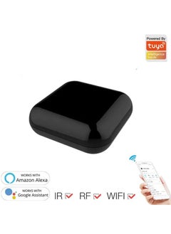 Buy WiFi RF IR Smart Home Universal Remote Controller for TV, Air Conditioning, and Appliances, Tuya/Smart Life App & Voice Control Compatible with Alexa & Google Home in UAE