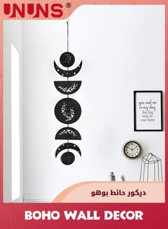 Buy Boho Hanging Wall Decor,Moon Cycle Wall Decorative,Moon Phase Wall Art,Boho Wall Hanging Bohemian Decor For Bedroom Living Room in Saudi Arabia