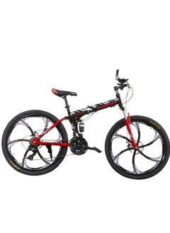 اشتري PHONIX Folding Bike - 26-Inch Steel Frame with 21-Speed Shimano Gears في مصر