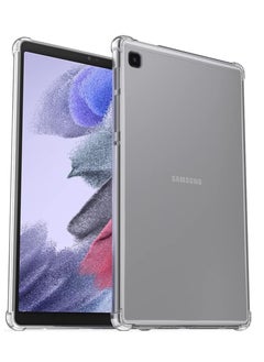 اشتري حافظة شفافة متوافقة مع هاتف Samsung Galaxy Tab A7 Lite 8.7 2021 (SM-T220/T225/T227) غطاء خلفي من جل TPU الشفاف الناعم والمرن للغاية، شفاف في مصر