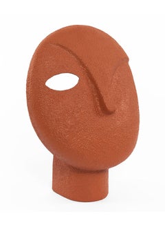 Buy Cairo Decorative Abstract Head Accent, Orange - 22.8x31 cm in UAE