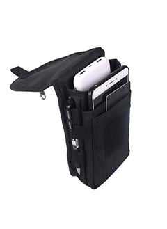 اشتري Double Pocket Phone Holster Belt Phone Bag Multi Purpose Tool For Work Hiking Camping في السعودية