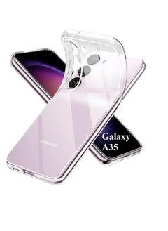 Buy Samsung Galaxy A35 5G Clear Case Soft Flexible Silicone TPU Shockproof Transparent Rubber Back Cover Compatible for Samsung Galaxy A35 5G in Egypt