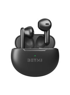 Buy BETMI - True Wireless Earbuds - In-Ear Bluetooth5.3 Headphones, IPX5 Waterproof TWS with Dual Mic For Sport, Light-Weight Earphones For Android iOS/iPhone - Black in UAE