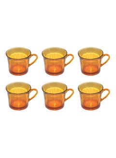 اشتري Brown Color Mug LYS 4004 Cups 180ML 6PCS Set في الامارات