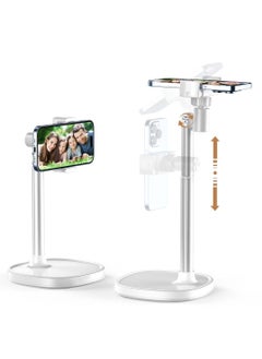 اشتري Cell Phone Stand Aluminum Alloy Adjustable Cell Phone Stand Experience Ultimate Comfort and Stabilityfor Desk and Home Use في الامارات