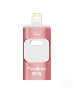 Buy 64GB USB Flash Drive, Shock Proof Durable External USB Flash Drive, Safe And Stable USB Memory Stick, Convenient And Fast I-flash Drive for iphone, (64GB Rose Gold) in Saudi Arabia