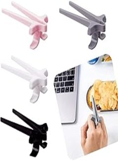 Buy fashion mania 4pcs Finger Chopsticks for Gamers,Snack Clips,Gaming Finger Sleeves,Game Controllers,Game Accessories,Cell Phones Accessories, Gamer Gifts,Finger Tongs in Egypt