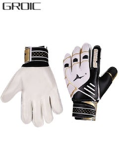 Buy Goalie Gloves for Youth & Adult, Goalkeeper Gloves Kids with Finger Support, Soccer Gloves for Men and Women, Junior Keeper Football Gloves for Training and Match in UAE