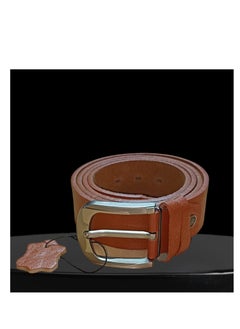 Buy Men's Leather Belt  Elegant Design that Adds a Touch of Elegance to your Look -130CM in Egypt