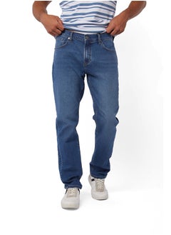 Buy Fancy Regular Fit Straight Leg Denim Jeans in Egypt