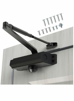 Buy Automatic Door Closer Size 5 Suitable for Door Weight 85 105kg Spring Hydraulic Door Closer Aluminum Alloy Material Heavy Duty Easy Installation H 1322 H 1683 H 1883 (GK 1883 Size 5 Black) in UAE