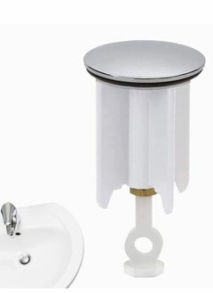 Buy Pop Up Sink Plug, Universal Drain Filter, 40 mm Height Adjustable Pop-up Plug in Saudi Arabia