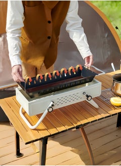 اشتري Portable Multifunctional Electric BBQ Grill Smokeless Non-Stick Roasting Barbecue Grill For Family في الامارات