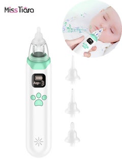 Buy Rechargeable Automatic Electric Baby Nasal Aspirator-Nasal Mucus Remover for Kids With Music And Light Soothing Function in UAE