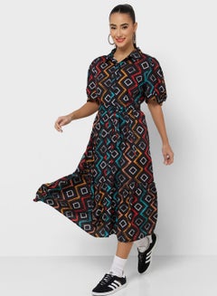Buy Urban Minx Belted Shirt Dress in UAE