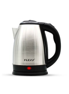 Buy Flexy 1.8 Liter 1500W Stainless Steel Electric Kettle With 360 Degree Base in UAE
