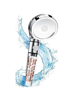 اشتري Sky Touch High Pressure Filtered Shower Head For Hard Water And Filtering Impurities, Hand Held Shower Head With Filter Balls. في الامارات