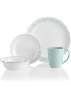 Buy Corelle 16 Pieces Classic Dinner Set Delano 1135286 in UAE