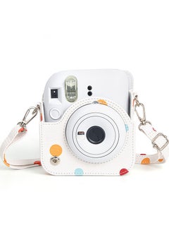 Buy Mini Camera Protective Case for Fujifilm Instax, Instant Camera Case with Adjustable Shoulder Strap, Colorful Dots Camera Case for Mini 12 Camera in Saudi Arabia