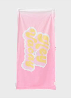 اشتري Kids Beach Towel Summer Sherbet Bubblegum Pink في الامارات