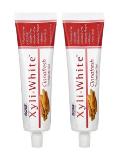 Buy White Cinnafresh Toothpaste Gel 2PCS in UAE