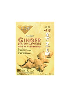 Buy Prince Of Peace Ginger Honey Instant Crystal Tea - 10 bags per pack - 6 packs per case. in UAE