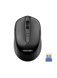 اشتري Mini Wireless Mouse 2.4Ghz Small Computer Mouse With Usb Receiver 3 Adjustable Dpi Portable Mouse For Kids Aa Battery Powered Travel Mouse For Laptop Pc Mac Chromebookblack في الامارات