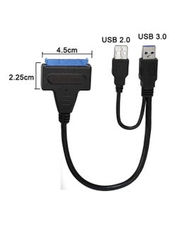 Buy Cable Usb3 To Sata Hard Disk Drive Converter Black in Egypt