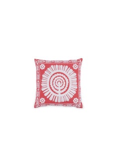 اشتري Ramiro Embroidered Filled Cushion 45x45cm - Rust في الامارات