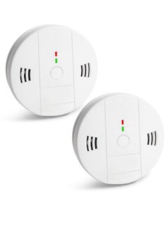 اشتري Combination gas and Carbon Monoxide Detector Alarm, Beeps Warning gas and CO Alarms for Basements Travel Home Office House Bedroom Living Room Car, Battery Operated, Comply with UL 217/2034,2 Pcs في الامارات