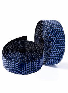 Buy Bike Handlebar Tapes, Hex Bike Handlebar Tape, Road Bicycle Bar Tape, Handle Wraps 2 Rolls for Road Bikes and Cycling (Blue) in Saudi Arabia