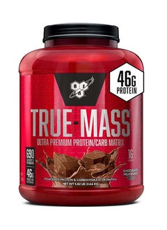 Buy BSN TRUE-MASS Weight Gainer, Muscle Mass Gainer Protein Powder, Chocolate Milkshake, 5.82 Lbs, 16 Servings (2.64 KG) in UAE