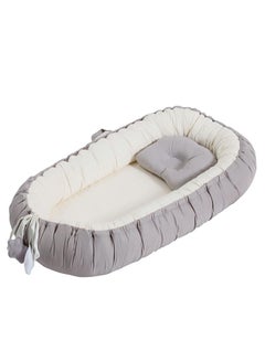 اشتري Baby Recliner for Newborns - Portable Crib Bed for Co-Sleeping - Comfortable Recliner Cushion and Snuggle Nest with Pillow - Baby Boys & Girls (0-12 months) في السعودية