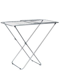 اشتري Premium Clothes Drying Stand Foldable Stainless Steel Drying Rack  Easy to Assemble & Free Standing Space-Saving Laundry Rack for Indoor & Outdoor Use في الامارات