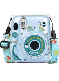 Buy Clear Case Compatible with Fuji Instax Mini 12/Polaroid Mini 12 Camera,Hard PVC Mini 12 Case with Photos Pocket(Store 10 Photos)with Shoulder Strap and Camera Sticker(Green)
﻿ in Saudi Arabia