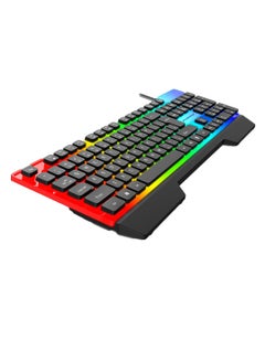 Buy Wired Gaming Tri-Color Keyboard FV-Q58 , Rainbow Backlit Keyboard in Egypt
