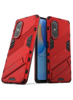 Buy GOLDEN MASK Compatible With Huawei Nova 9 SE/Honor 50 SE Punk Case Anti Protection (Red) in Egypt